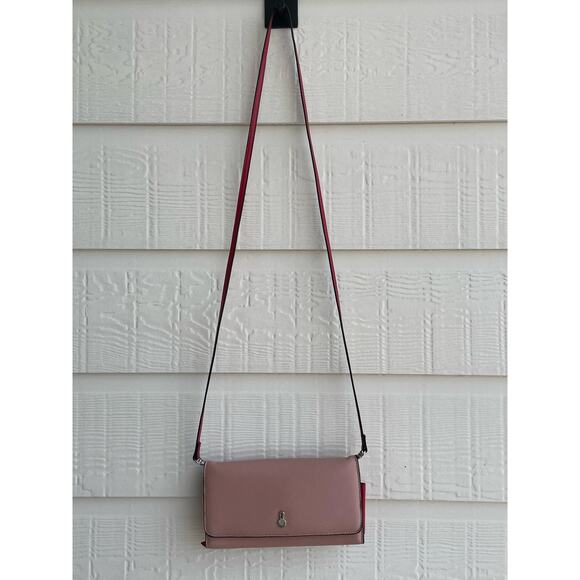 London Fog pink and red crossbody wallet  Mother's Day Valentines - Picture 6 of 10